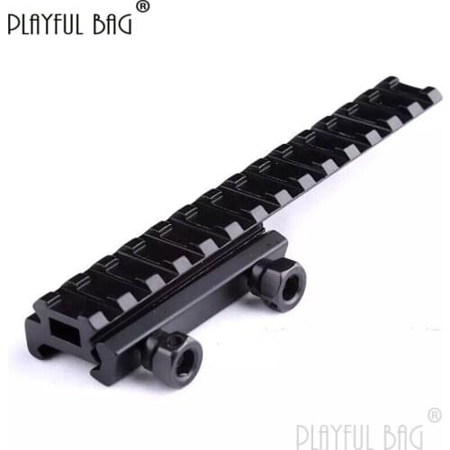 PB Playful bag Tactical rail 145mm long 20mm slot high rail 1.8cm extension bracket 0.5 inch fixture CS accessory DIY toys QD12S