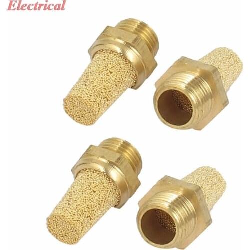 1/8" BSP Thread Sintered Bronze Pneumatic Air Exhaust Silence Muffler