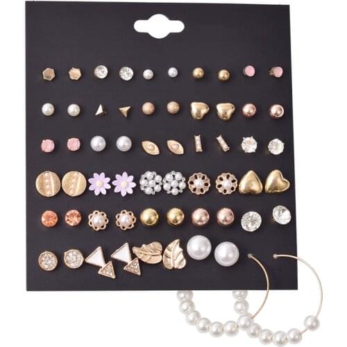 Earing Sets Women Pendientes Earrings for Women Stud Earrings Pearl Earrings Korean Earrings boucle oreille femme