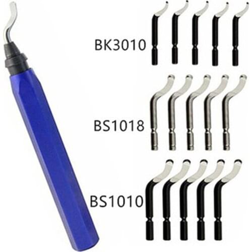 16 PCS Trimming Knife Scraper Deburring Tool Deburring Cutters Set Burr Remover Tool for Wood Plastic Aluminum Copper and Stee