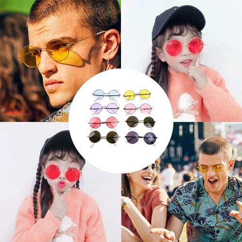 Hot New Retro Punk Style Round Polarized Sunglasses Men Women Brand Designer Round Metal Frame High Quality Sun Glasses