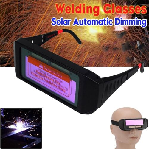 Welding Goggles CD Car Solar Darkening Welding Goggles Mask Glasses Helmet Eyes
