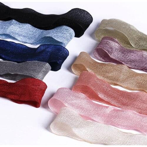 20Yards Matte wood cotton ribbon for DIY flower packaging handmade headdress material 20yards