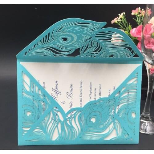 2018 Hot Unique Royal White Flower Hollow Factory Supplies laser cut Lace wedding invitation card birthday card greeting card