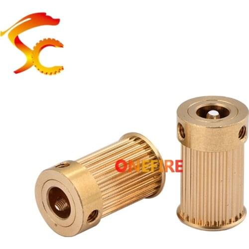 2GT 25 teeth Copper Timing Pulley Bore 8mm for belt width 18mm/19mm CNC Automatic equipment Engraving Machine Accessories
