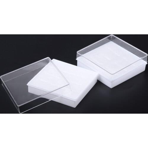 5pcs/Lot Transparent Acrylic/Plastic Earrings Box For Display Jewelry Bracelet Ring Packing Carrying Cases Gift Boxes 6*6*2cm