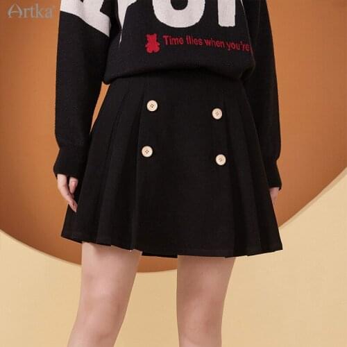 Женские юбки в складку Artka China At AliExpress