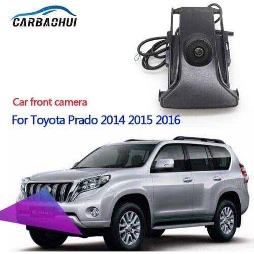 HD Car CCD Front View Camera Night-Vision Parking Camera For Toyota Land Cruiser Prado 2014 2015 2016
