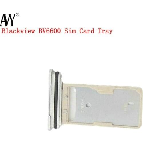 AVY for Blackview BV6600 Sim Card Tray Waterdrop Rugged Mobile Phone Sim Card Holder Original Smartphone Card Slot