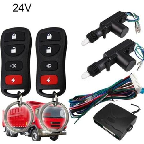 24V Truck Central Lock Waterproof Dust-proof for Trucks Engineering Vehicle Wagon Auto Replacement Parts