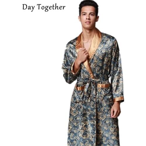 Day Together Men's Satin Robes