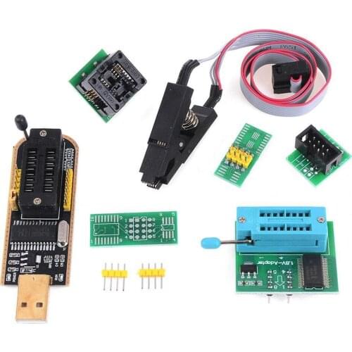 EEPROM BIOS USB Programmer CH341A + SOIC8 Clip + 1.8V SOIC8 Adapter Adapter + E9F3