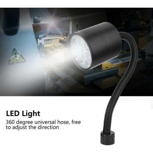 Machine Light Chip Working Light Adjustable CNC Lathe Milling Machine Magnetic Lights US Plug 110-220V