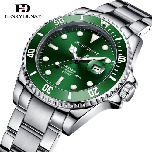 HENRY DUNAY Mens Stainless Steel Watch