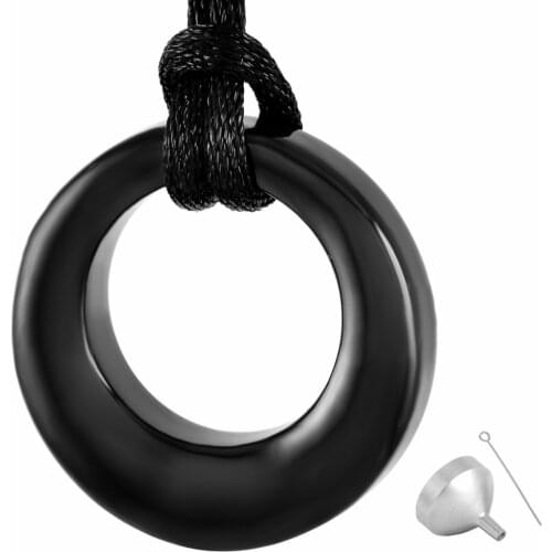 MJD8390 Circle of Karma Pendant That Holds The Cremation Ashes of Your Loved One Jewelry