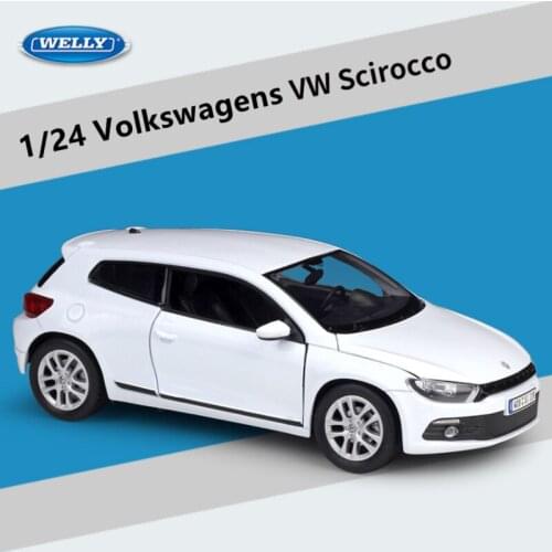 1/24 Volkswagen Scirocco R Alloy Racing Car Model Diecast Metal Toy Vehicles Car Model High Simulation Collection Childrens Gift