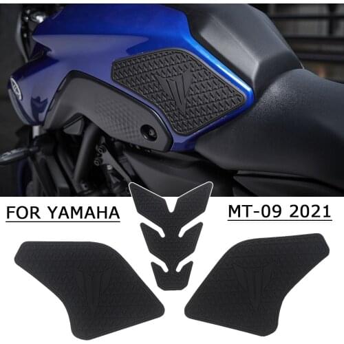 Motorcycle Non-Slip Tank Pad Sticker For YAMAHA Sticker MT07 MT 07 Side Fuel Tank pad Protector Stickers Decal Knee Grip 2021