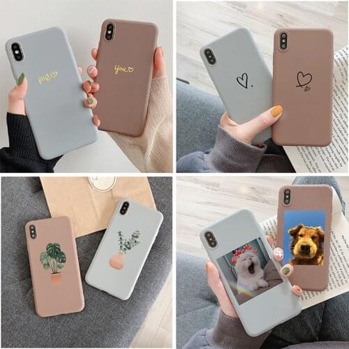 Soft TPU Case For iPhone 12 Pro mini XR 10 X XS Max 7 8 6 6S Plus SE 2020 Cover For iPhone 11 Pro Max Love Case Back Shell Funda