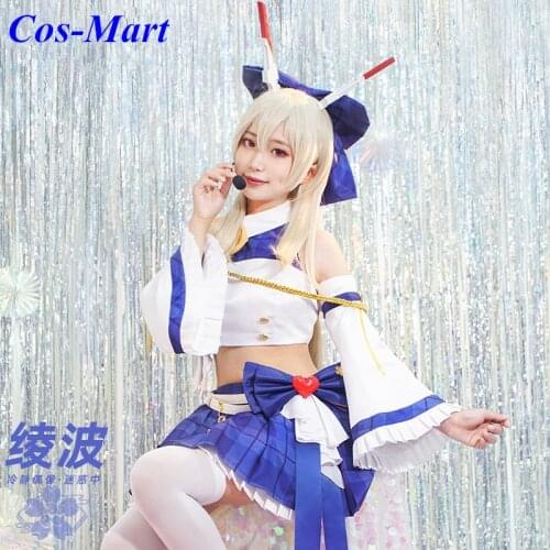 New Arrival Hot Game Azur Lane IJN Ayanami Cosplay Costume Cool Idol Cute Uniform Skirt Full Set Female Role Play Clothing S-XL