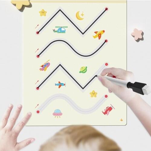Childrens pen control training educational toys kindergarten concentration practice toy fine movement montessori teaching aids