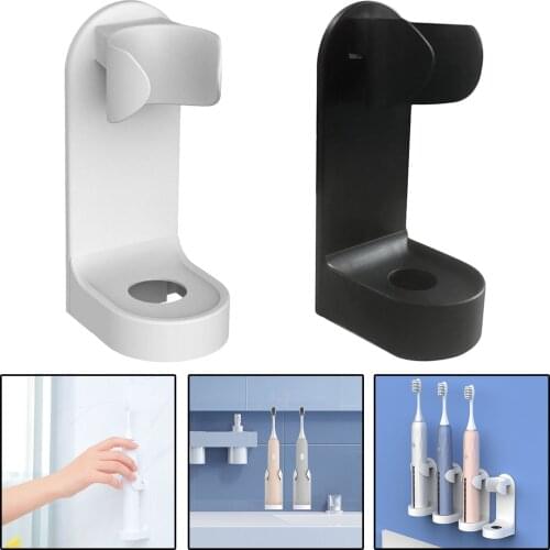 Electric Toothbrush Holder Traceless Stand Rack Wall-Mounted Bathroom Toothbrush Stand Rack Bathroom Accessories