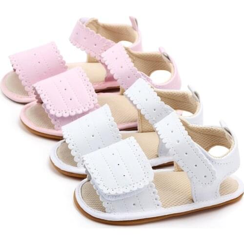 Toddler Baby Boys Girls Sandals Non-slip Soft Rubber Sole Flat Walking Shoes Prewalker Summer Casual Beach Shoes Baby Sandals