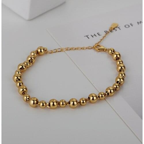 Silvology 925 Sterling Silver 4/5MM Round Bead Bracelets Upgraded Version Luxury Minimalist Bracelets for Women Festival Jewelry