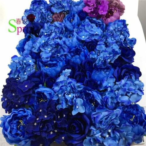 SPR FW1812215 wedding decoration event flower wall backdrop decoration hanging artificial flowers wholesale wedding flower wall