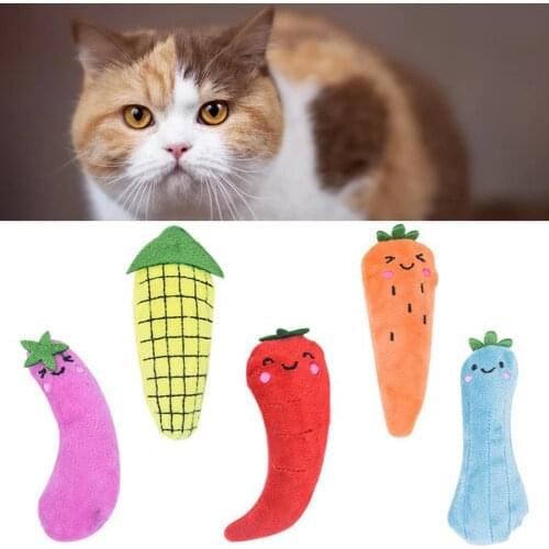Pet Supplies Soft Cat Squeak Toy Plush Kitten Toy Lovely for Pet Shop