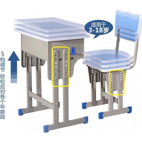 Thickened primary and secondary school students desks and chairs school desk training remedial classes learning lift table and c