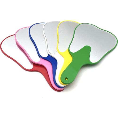 1PC Cute Handle Dental Mirror Tool Unbreakable Patient Hand Mirror