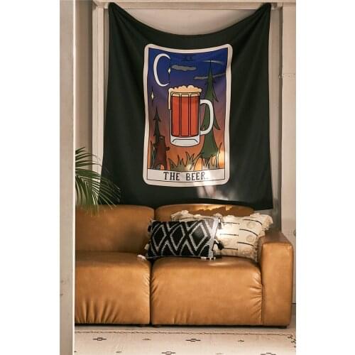 Personality Torat Wall Tapestry Women Pink Black Hippie Boho Decor Tapestry Wall Hanging Anchor Backdrop Wall Carpet Cloth