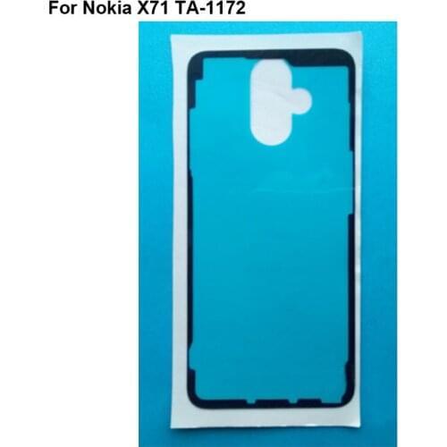1PC Adhesive Tape 3M Glue Back Battery cover For Nokia X71 TA-1172 3M Glue 3M Glue Back Rear Door Sticker For Nokia X 71