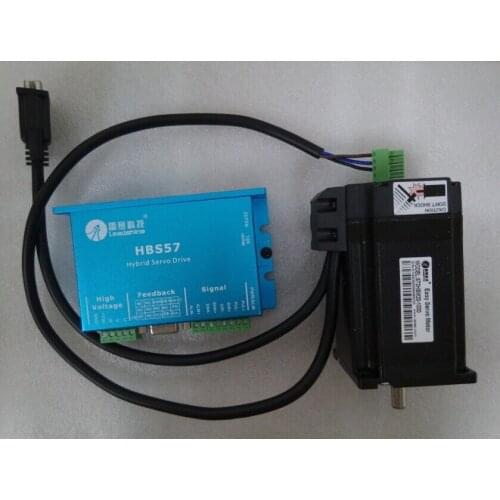 200-300W HBS57 Leadshine hybrid servo drive and motor for CNC router/3D printer/cnc cutting machine