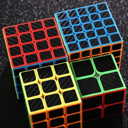 2x2x2 3x3x3 4x4x4 5x5x5 Professonal Magic Cube Smooth Competition Speed Twist Puzzle Cube for Kid Brain Cogitation Training Toys