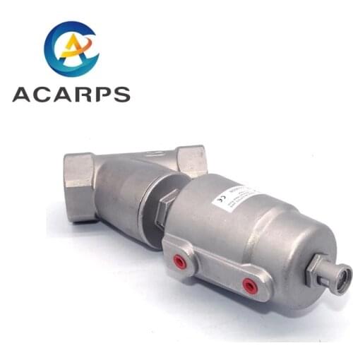 4" Stainless Steel Pneumatic Threaded Angle Seat Valve Y Type High Temperature Steam Threaded Angle Seat Valve