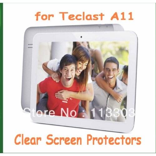 5pcs Clear Screen Protector Protective Film for 10.1" Teclast A11 Dual Core Size 252x171mm No Retail Package
