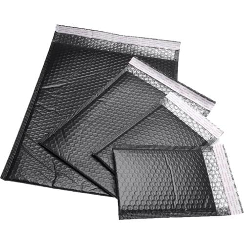 50Pcs/Lot Black Foam Bubble Mailers Bags Self Seal Mailers Padded Envelopes Bags Packaging Shipping Envelope Bag With Bubble Hot