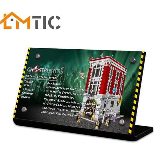 Acrylic display stand brand suitable for 75827 Ghostbusters Fire Station Headquarters for childrens toys