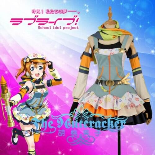 Anime!Lovelive Crayon/Painter Awakening Kousaka Honoka Dress Cosplay Costume Custom-made For Women Free Shipping