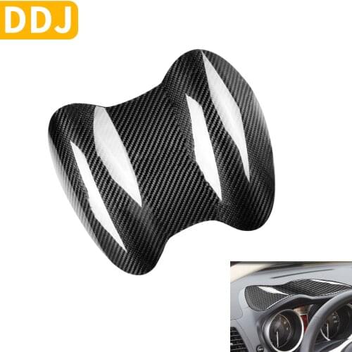 For Mitsubishi Lancer EVO X MR ES Carbon Dial-style Instrument Panel Speedometer Dash Cover Tuning Part Car Interior Accessories