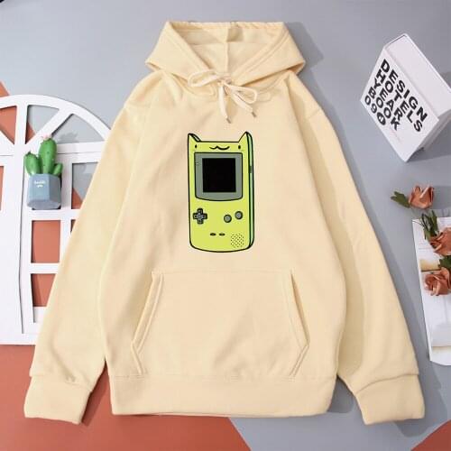 Retro Game Console Sweatshirt Woman Hipster High Quality Clothing Street Plus Size Vintage Clothes Comfortable Female Hoodies