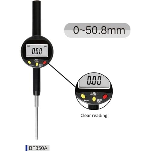 0-50.8 mm Digital Indicator Electronic Micrometer Digital High Precision 0.01mm Dial Indicator Gauge With Retail Box