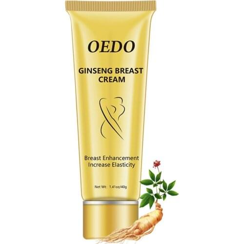 40g Ginseng Essence Breast Enhancement Cream Soft Delicate Improve Dryness Plump Breast Skin Firm Soft Shiny Elastic Skin Care