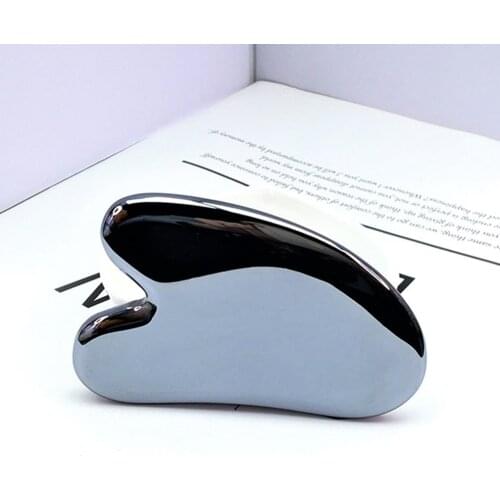 1Pc Natural Energy Stone Guasha Board Scraping Massage Scraper Face Massager Acupuncture Acupoint Face Eye Care SPA Massage Tool