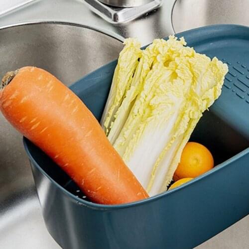 2 In 1 Multifunction Storage Holder Multifunctional Drain Shelf Rack Sucker for Kitchen ALI88