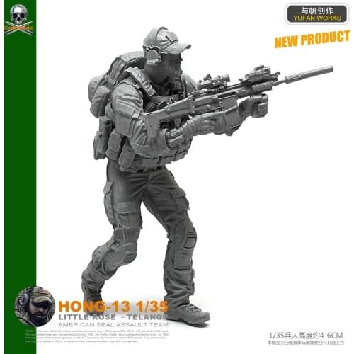 Yufan Model 1/35 Resin Soldier Of Us Seals Model Kits Unmounted Hong-13