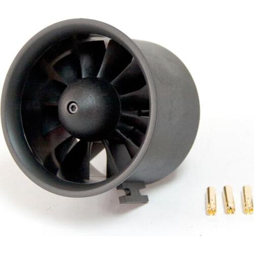 Freewing New 12-Blade 70mm Plastic EDF with motor for RC Jet Airplane