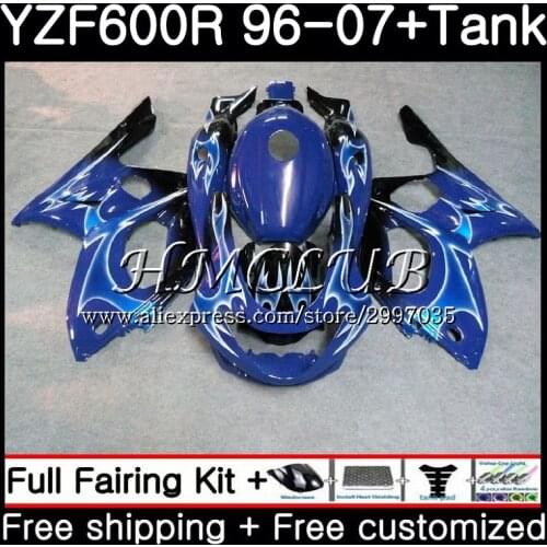 Body For YAMAHA YZF600R Thundercat 2002 2003 2004 2005 2006 2007 0HC.24 YZF-600R New Blue YZF 600R 02 03 04 05 06 07 Fairing