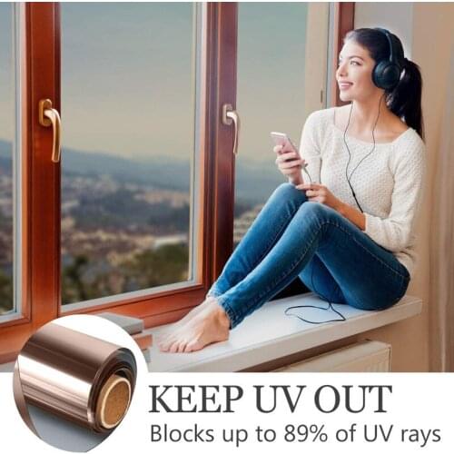 One-way mirror film privacy heat insulation and UV protection privacy window film office household glass film window sticker